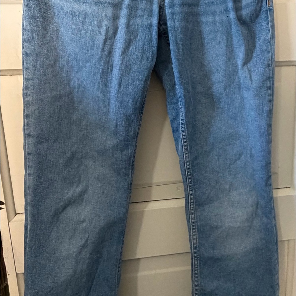 Boy’s Thereabouts brand light wash denim jeans. Size 16.  Adjustable waist band